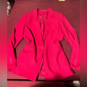Magenta blazer size M new never worn